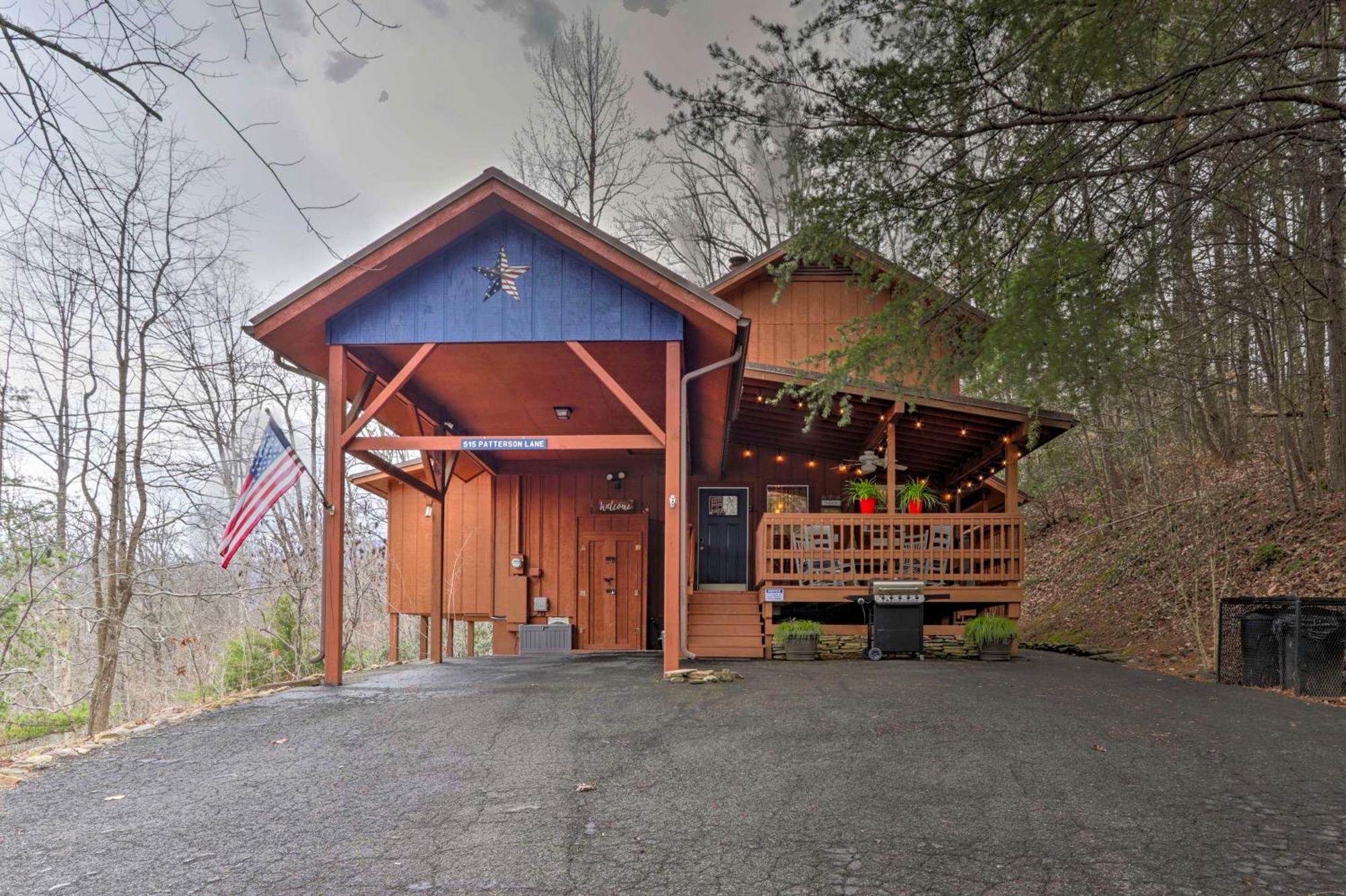 Cozy Cabin With Mountain Views Near Skylift Park! Villa Gatlinburg Exterior photo